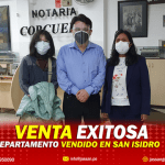 Departamento Vendido en San Isidro "Venta Exitosa" Felicidades Elsa y Norma
