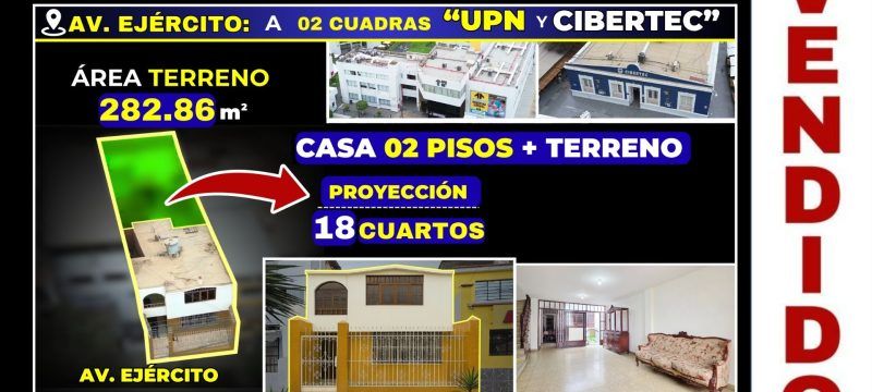 Casa vendida en Trujillo Av. Ejército 538 en menos de 3 meses – JASSAN Bienes Raíces